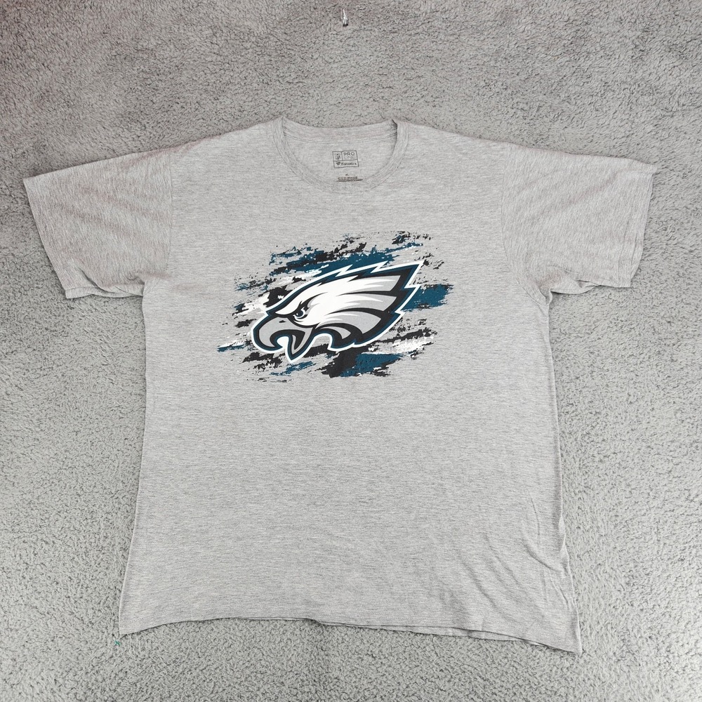 Philadelphia Eagles Fanatics Pro Line T-Shirt Mens XL Gray